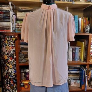 Vintage baby pink short sleeve button up.